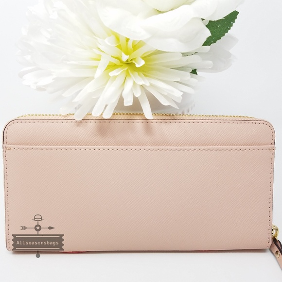 🔽 Kate spade flamingo by the pool wallet nwt - Picture 5 of 7